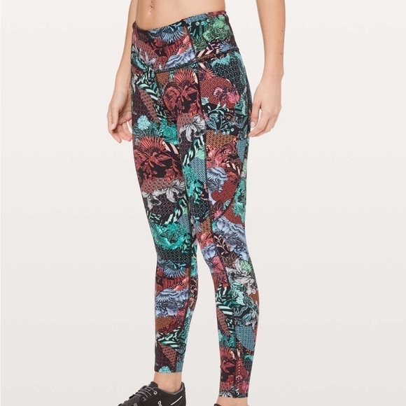 Lululemon Speed Up 28” Tropical Print Tight - Picture 2 of 13